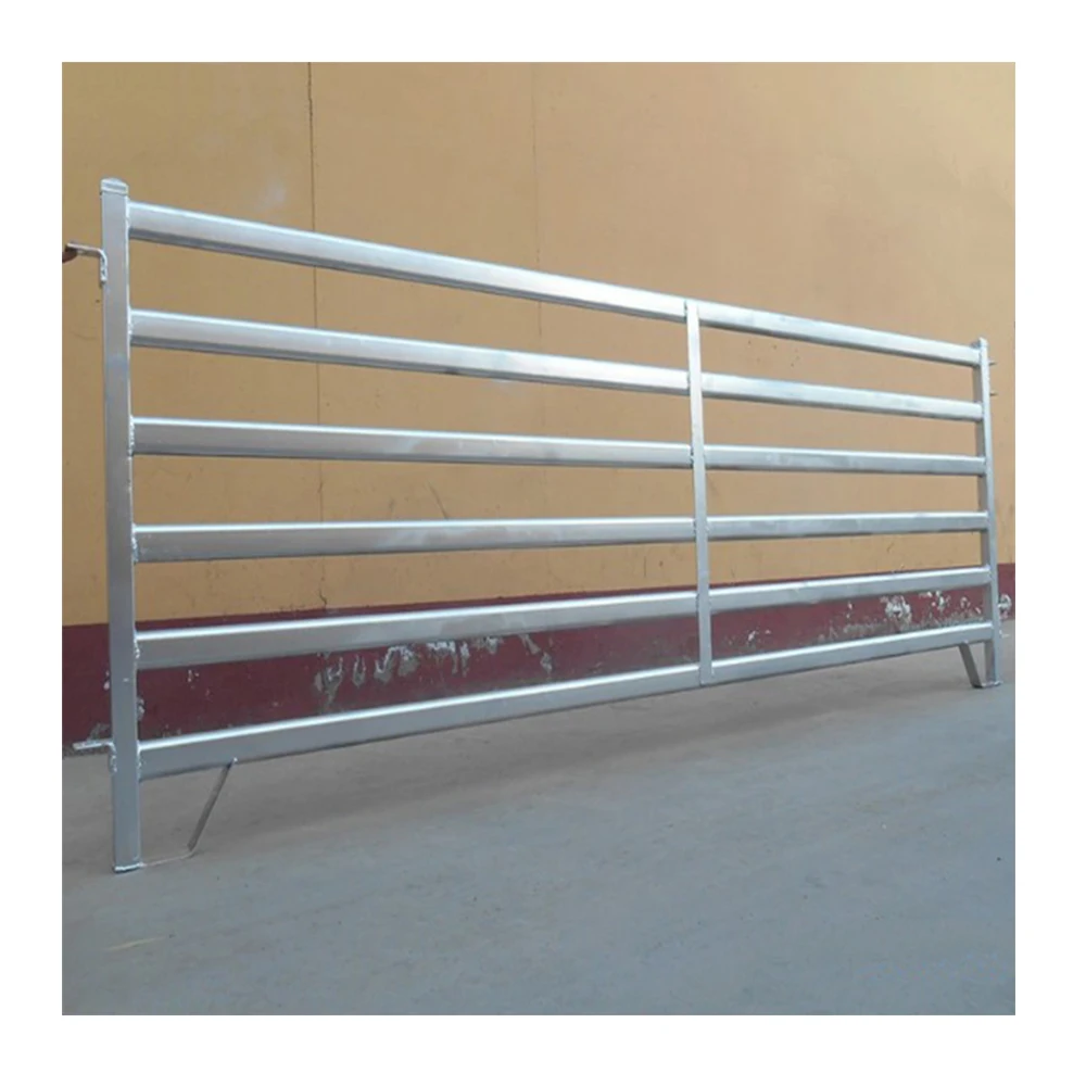 

Galvanized pipe livestock metal corral fence panels for horses