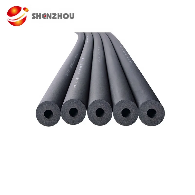 
rubber foam tubepipe heat insulation materials rubber foam insulation price water resistant materials round rubber foam 