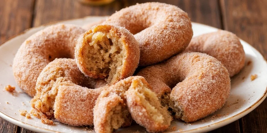 Various donuts topped with unique spice combinations