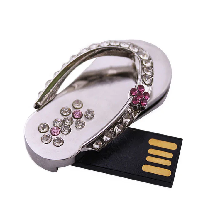 

Slipper Shape Jewelry USB Flash Drive 2GB 4GB Slipper USB Pen Drive