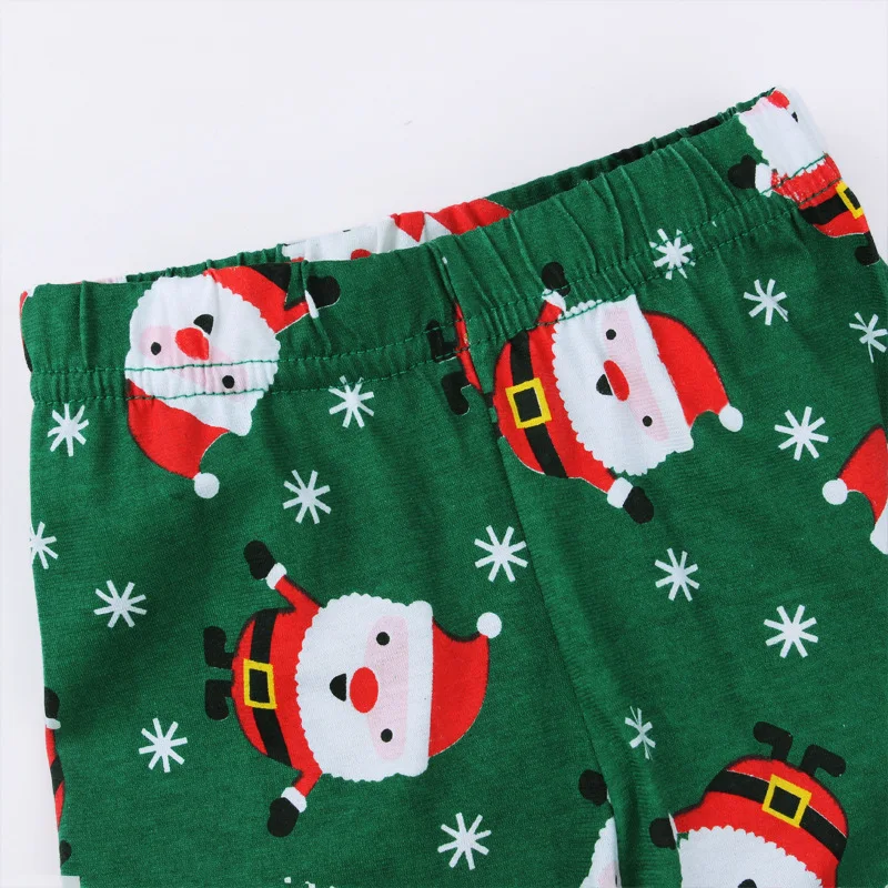 Baby Christmas Outfits Kids Santa Claus Tops&Pants Clothing Set Children Festival Wholesale Clothes Suit