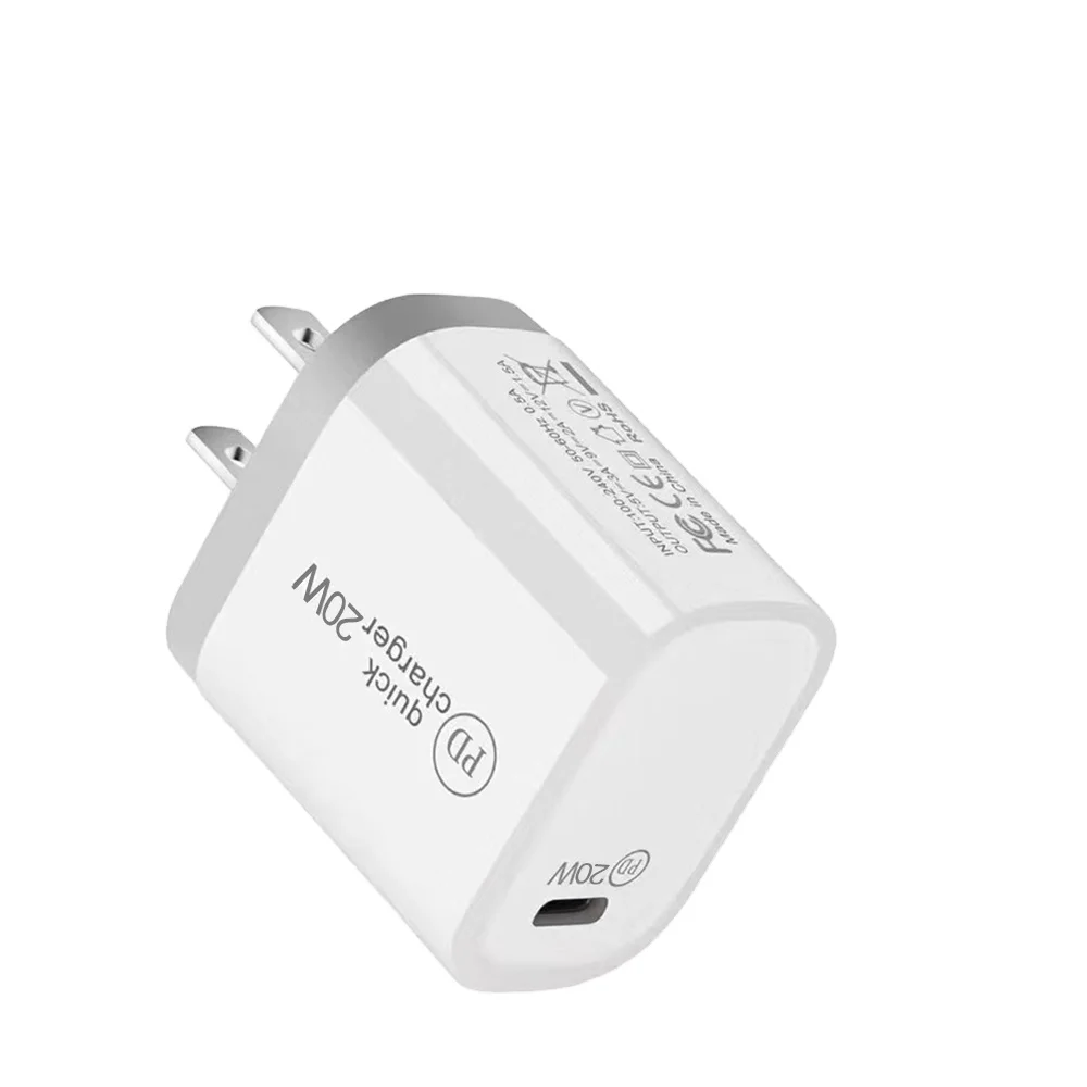 

High quality usb c power adapter charger 20w type c 3.0 usb fast charging for iphone