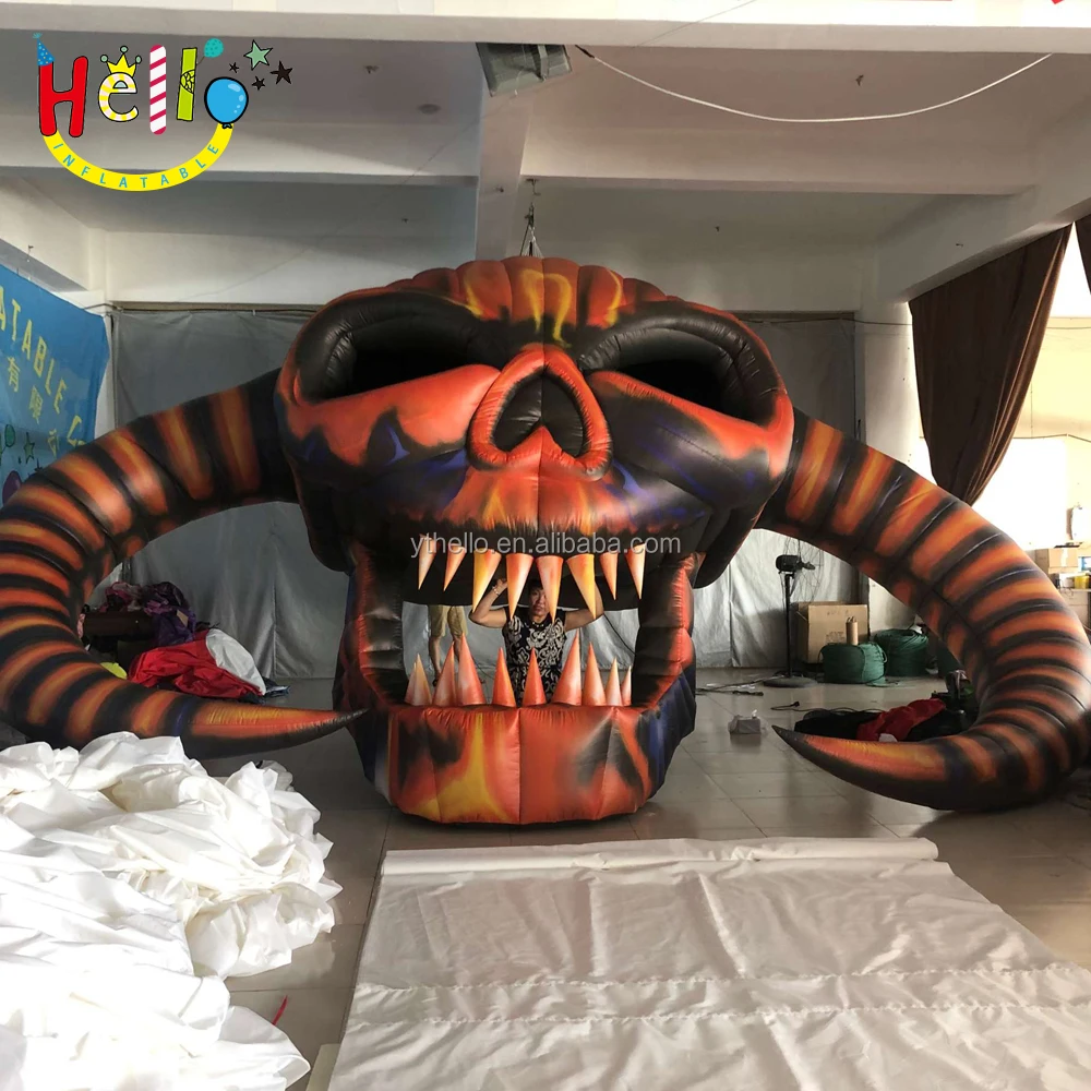

Halloween decorations giant inflatable skeleton heads inflatable