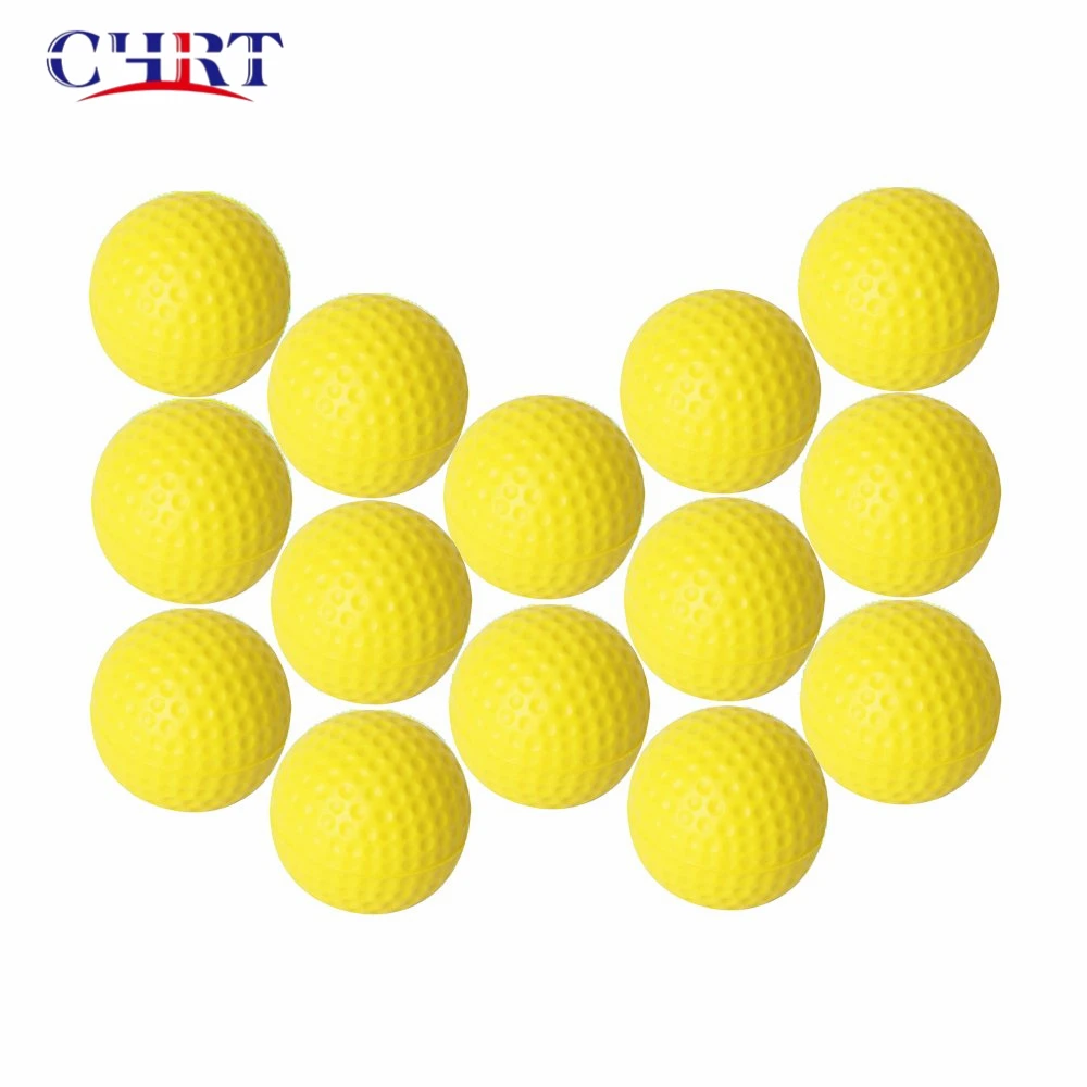 

chrt Out Sports Foam Sponge Soft Elastic Practice Outdoor Training Tennis White Round Balls Wholesale Sports Hollow Golf Balls, White/pink/yellow/orange/red/green/blue/black