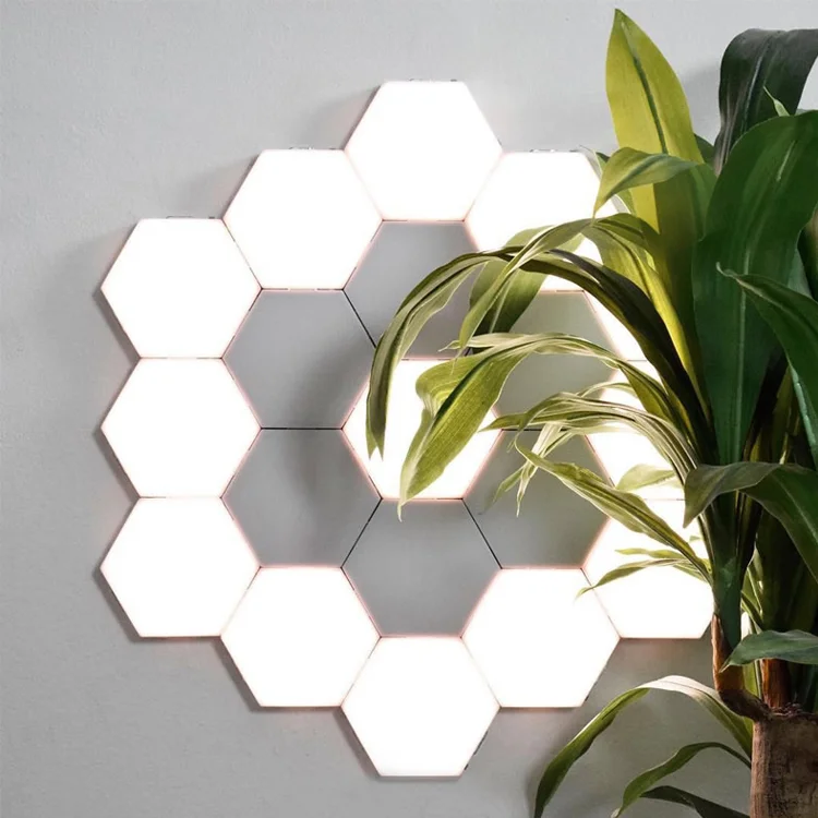 2020 Modern DIY Smart Quantum Lights Led Hexagonal Modular Touch Sensor Lamps