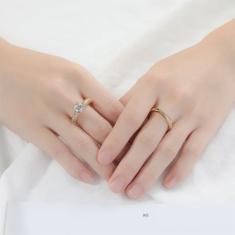 Guangzhou Jewelry Supplier Wholesale Fashion Rings Mid Sets Wit White