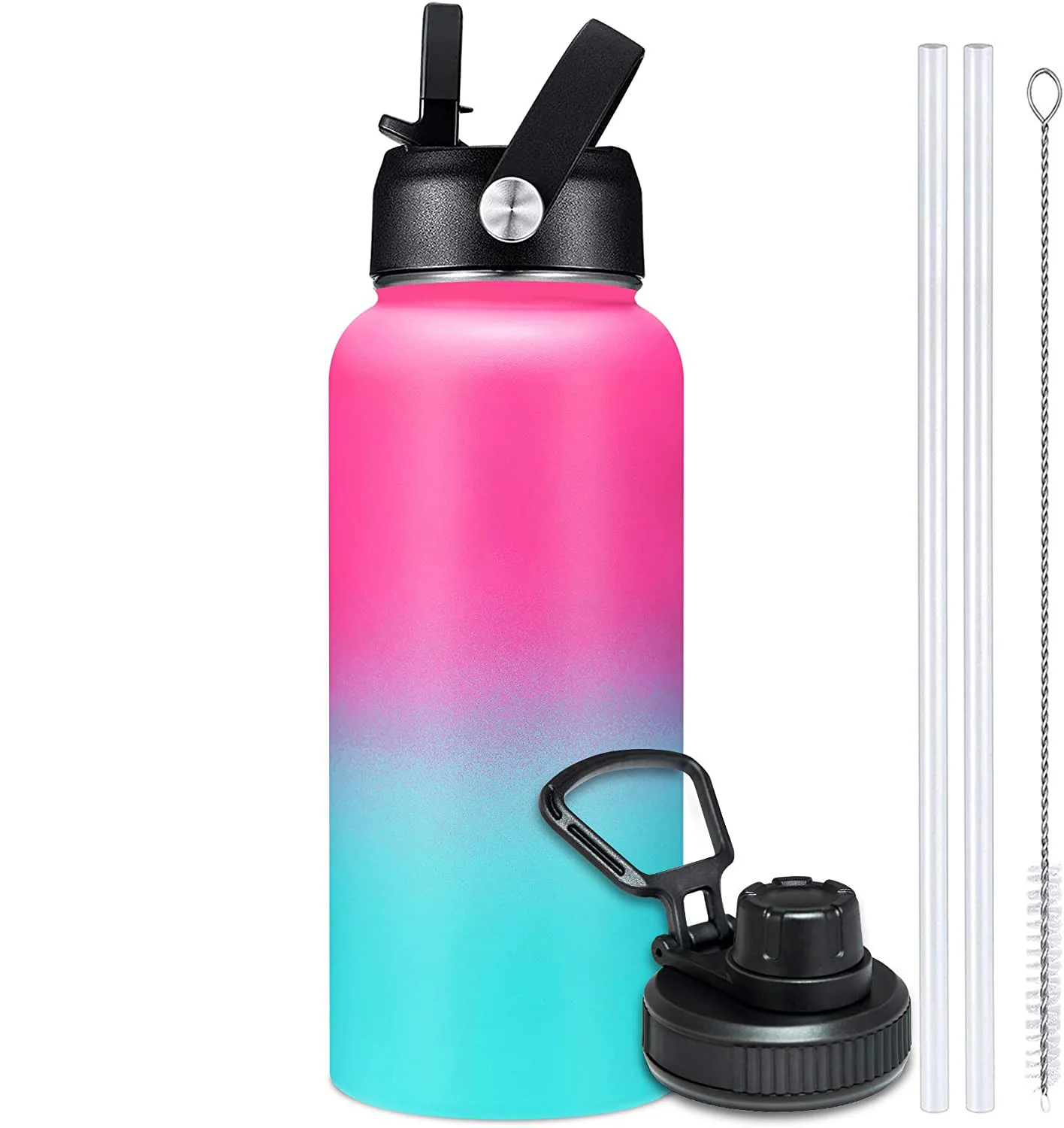 

Fitness Leak Proof Protein Insulated Shaker Bottle Sport Gym Stainless Steel Vacuum Cup Water Bottle Camping Hike Bottle, As pictures