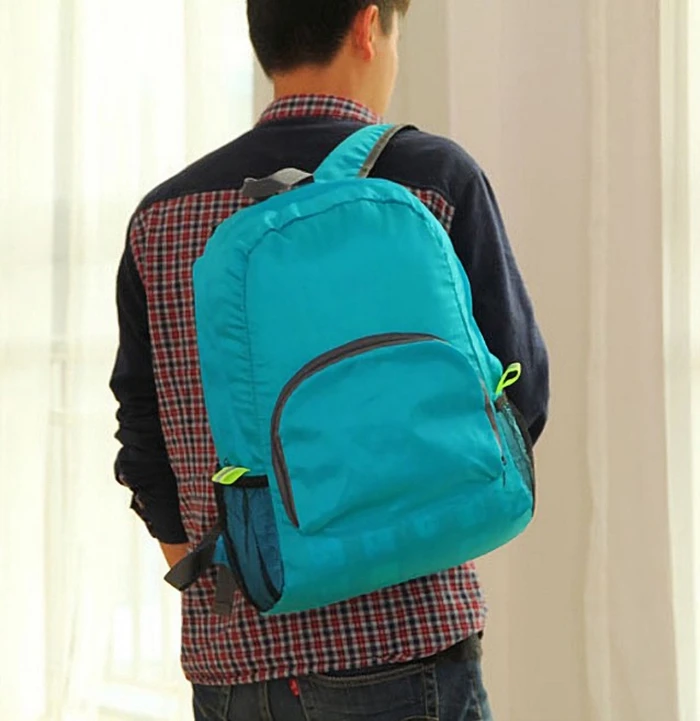 

New arrival Unisex Colorful waterproof folding travel backpack hiking travel backpack bag, Black, blue, red, grey, etc