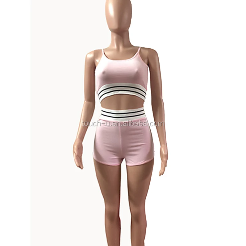 Sport Bra And Shorts 2 Piece Workout Sets Women Track Suit Buy Shorts