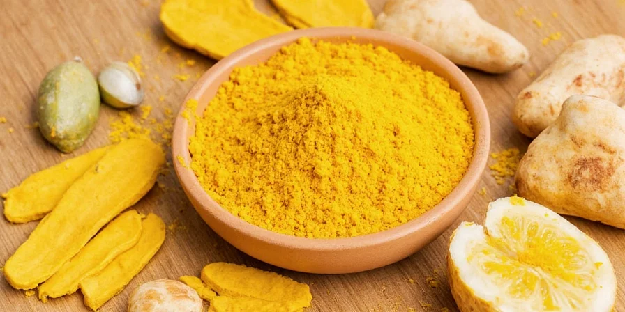 Cook experimenting with various spices