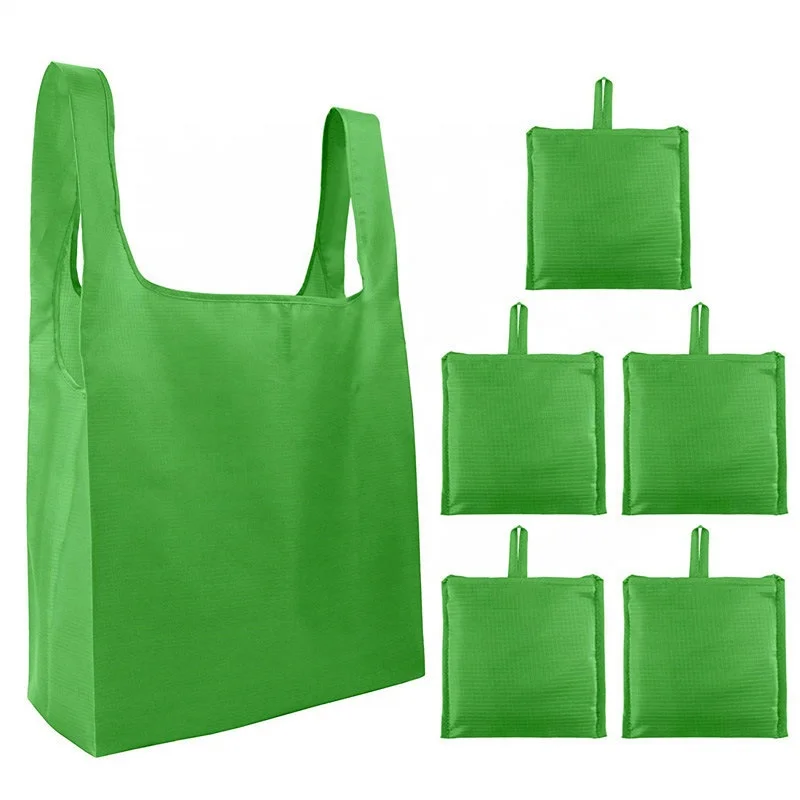 

Supermarket Folding Reusable Bags 600d Oxford Fabric Grocery Eco Foldable Cheap Shopping Bag, Customzied color
