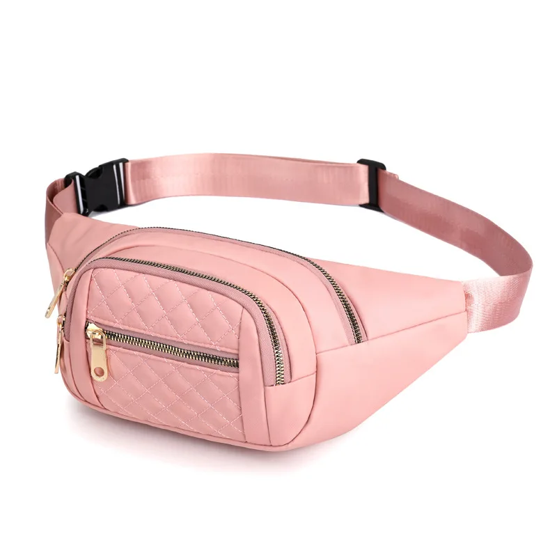 

waist pack women chest crossbody pack shoulder messenger Women's Nylon Cross bag Single shoulder outdoor sports running phone