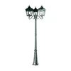 outdoor decorative 4 arms street poles 6m garden light pole lamp post prices for sale
