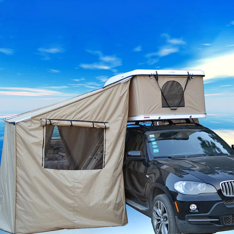 

CRT012 QIBU camping folding garage car roof tent awning car tents for sale