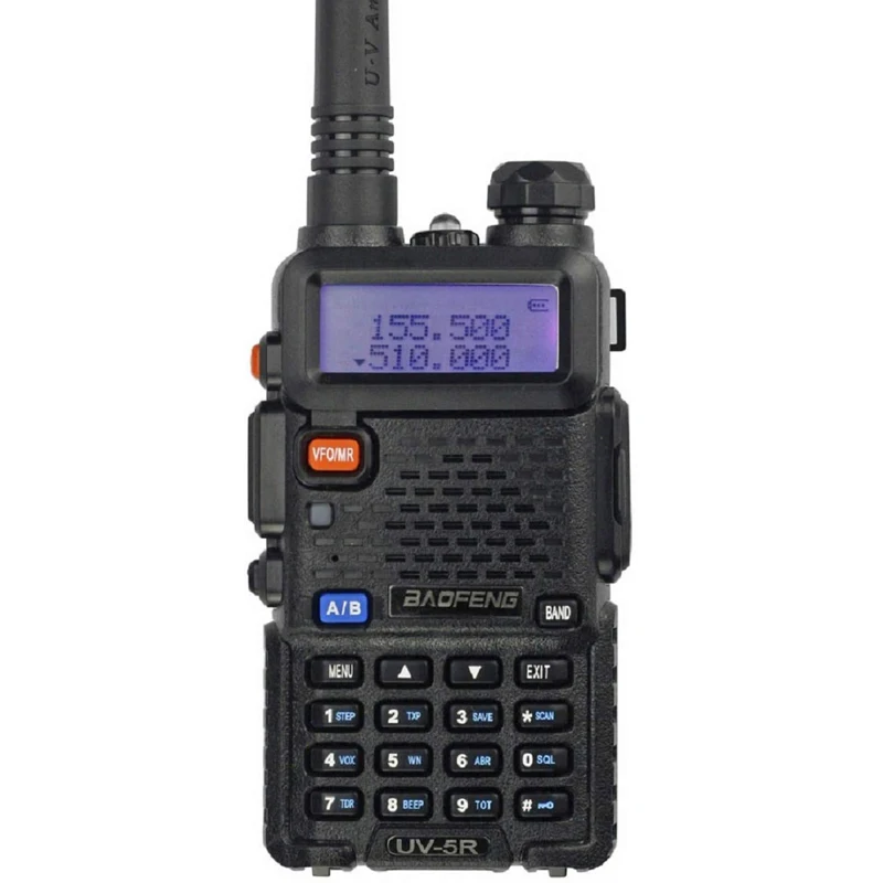 

High End Mini Digital Long Range 10KM VHF UHF 400-470MHz Baofeng UV 5R Dual Band Two Way Radio Comunicator Walkie Talkie Set