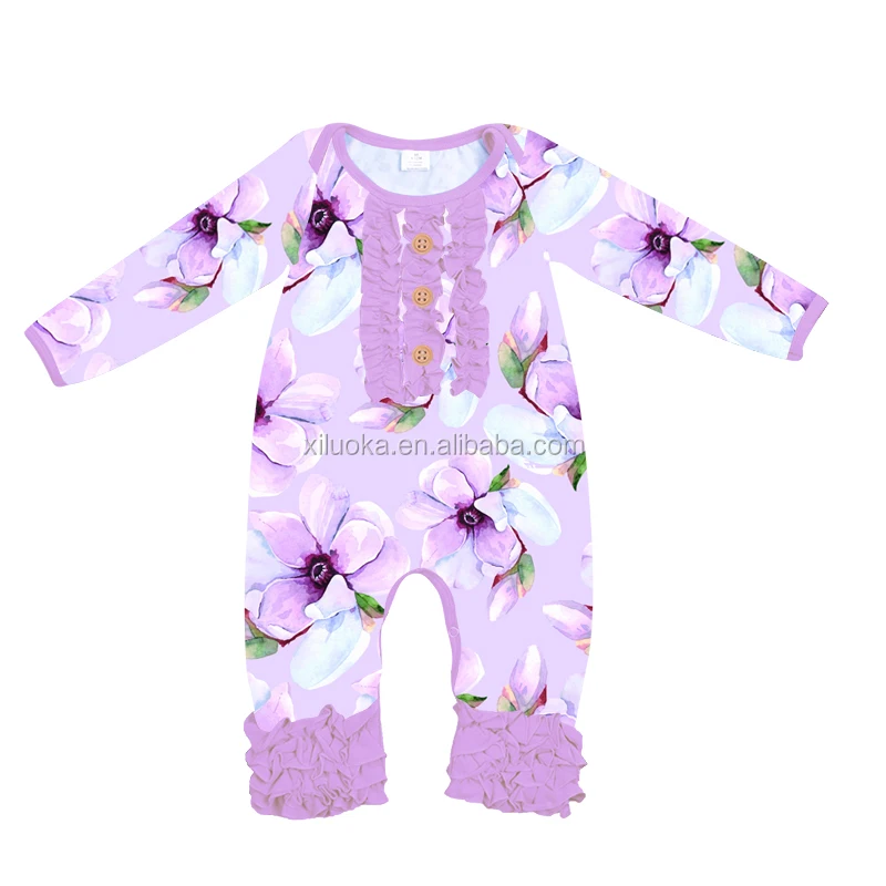 

Hot Sale Fashion Infant Clothing Long Sleeve Toddler Baby Girls Spring Romper
