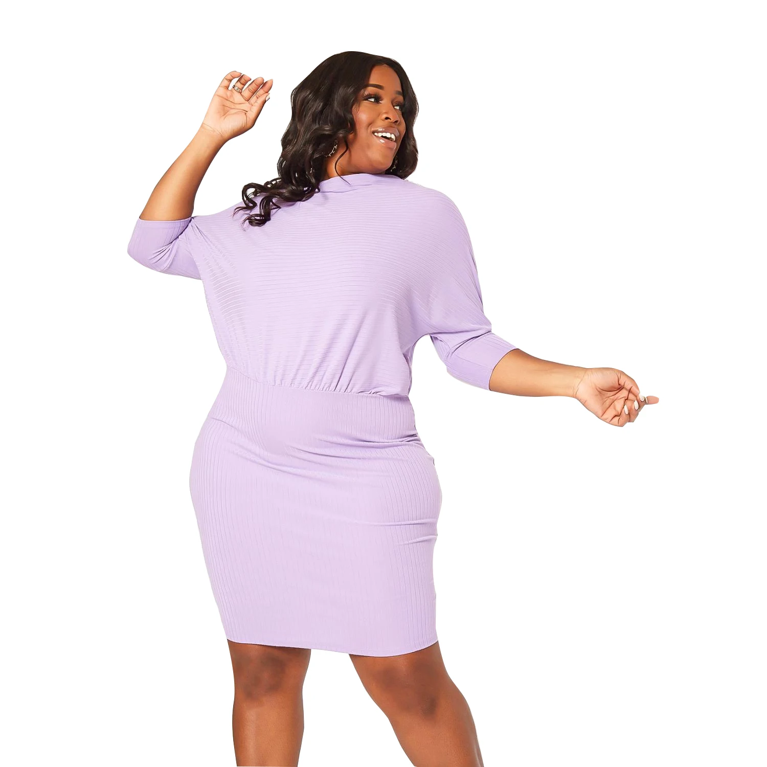 

Private Design Polyester Plus Size Dress Women Short Set Custom With Logo