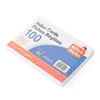 O.WKs Fast Shipping 4*6" 100pcs Easily Find White Ruled Index Cards