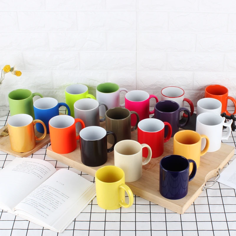 

Factory Direct Supply Porcelain Coffee Mug Cheap Ceramic Coffee Mugs For Print, Customized colors acceptable