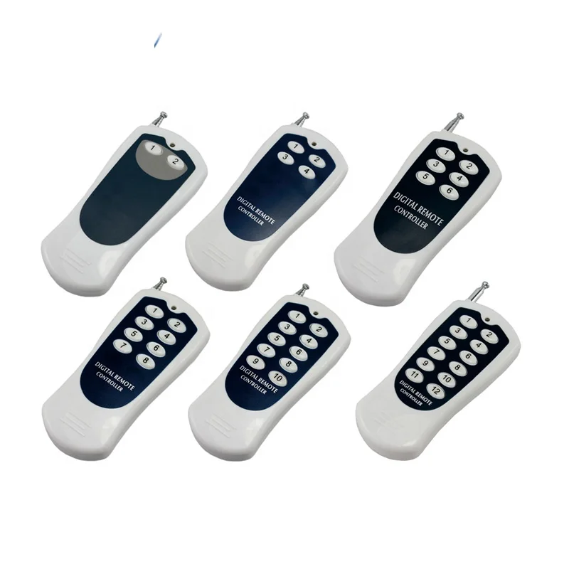 

YET112D Long Range Security 433mhz Remote Control Gate for Alarm System, Blue