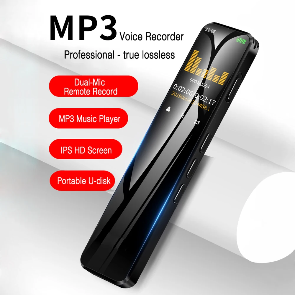 

Wholesale Price HD Digital Voice Recorder Pen With MP3 Player Noise-reduction Mini Audio Voice Recorder