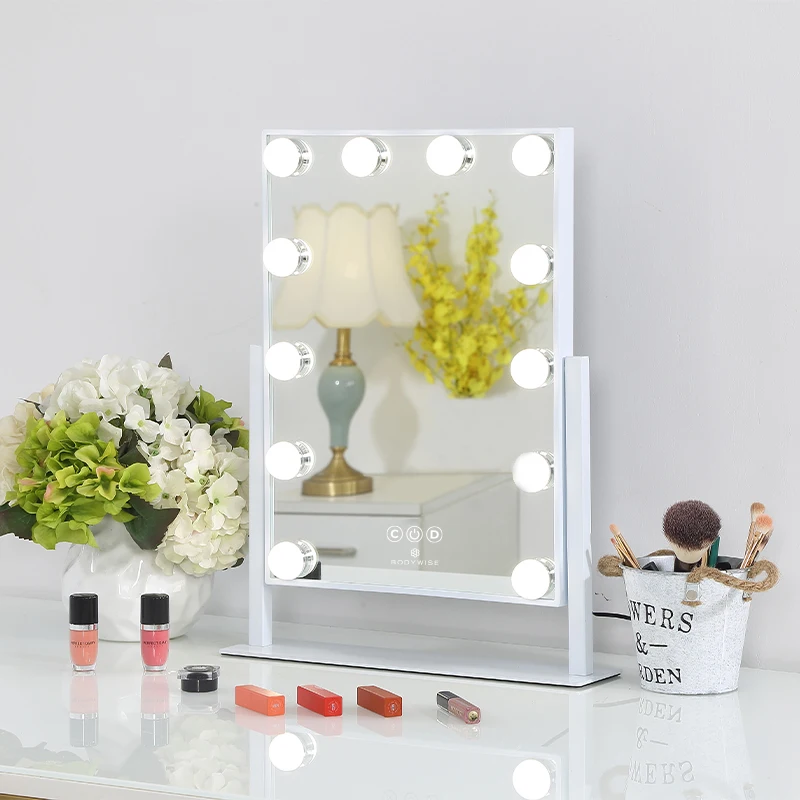 

Fast delivery Hollywood 12 bulbs LED Cosmetic Mirror Makeup Mirror