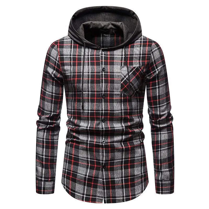

Vertical Striped Mens Shirt hoodieCoat Jacket Korea Velvet Fabric Pima Cotton T-Shirt