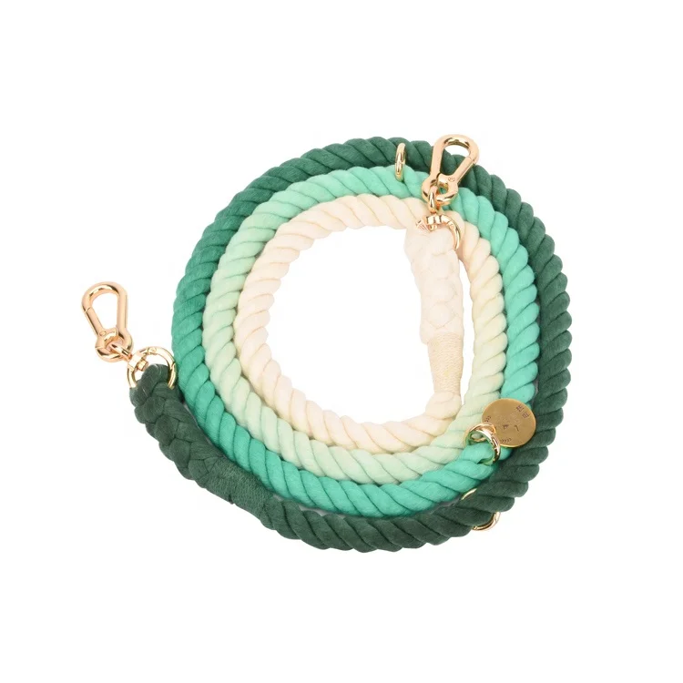 

Eco Friendly Pet Supplies Custom Dog Leash Rope 100% Cotton