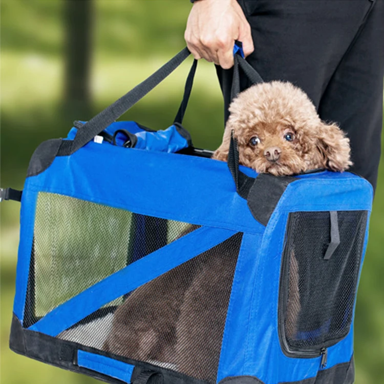 

Pets Carriers tent for Travel Indoor Outdoor Portable Folding Soft Dog Travel Crate Kennel to Car