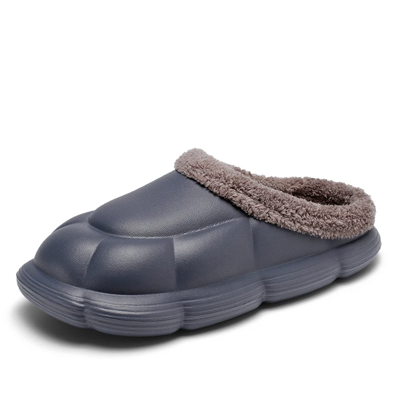 

Men plush slippers waterproof new eva slippers non slip turtle shell pattern home slippers, Customized color