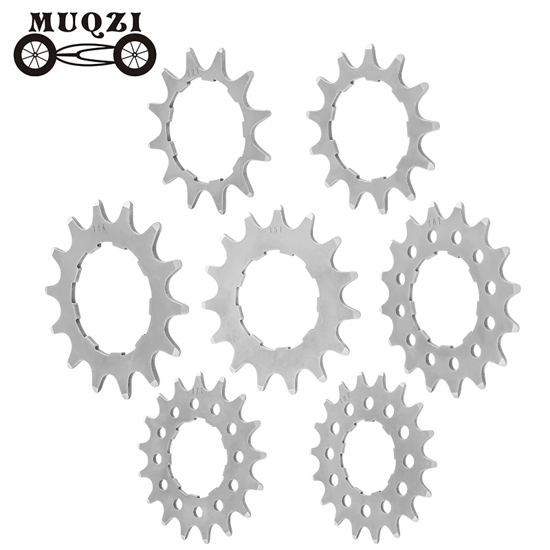 

MUQZI 12t 13t 14t 15t 16t 17t 18t Mountain Road Bike Single Speed Cassette Cog Single Speed Fixed Gear Cog Freewheel Sprocket