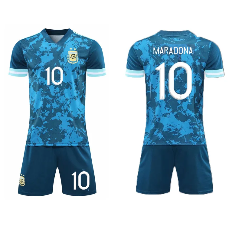 

Thaialnd Quality Factory Price Hot Sale Argentina Maradona Football Shirt Retro Customized Maradona Soccer Jersey, Customized color