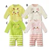 Infants & Toddlers Hot selling online new born clothing Cute Kitten/bee/bunny/forge printed baby rompers 100% cotton