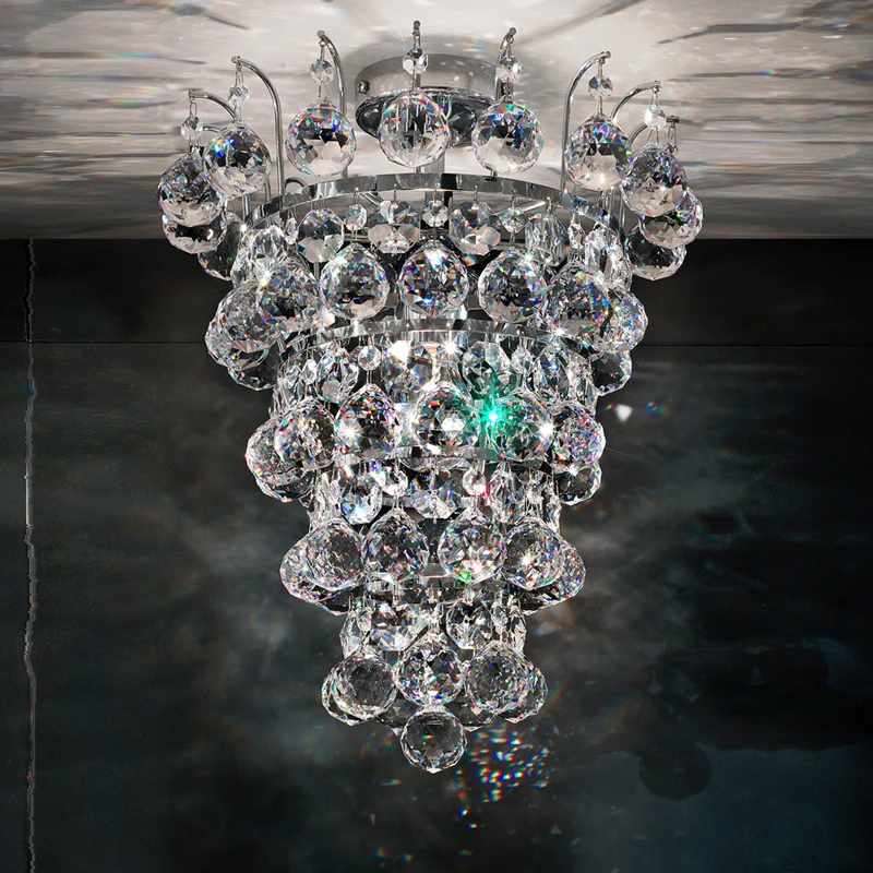 

modern 1 light crystal chandeliers for small home