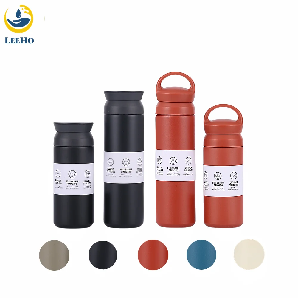 

New creative 304 stainless steel double-layer thermos portable thermos with lid thermos