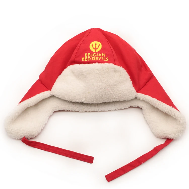 

OEM ODM Trapper Hat Outdoor Cap Custom Logo Russian Winter Hat Outdoor Keep Warm Unisex Embroidered Winter Hat Cap