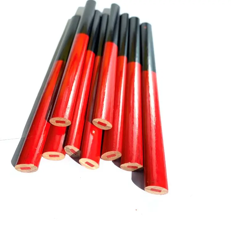 

Russian market red and blue oval carpenter pencil ,color carpenter pencil for sale, Customers' requirements