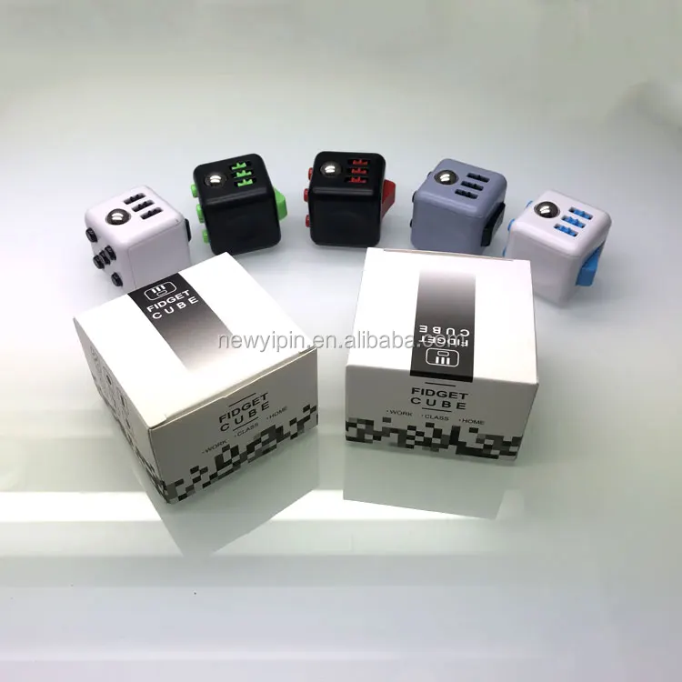 Fidget Cube Latest Design 3.3cm Full Size 6-Sided Stress Relief Cube ADHD Toy 