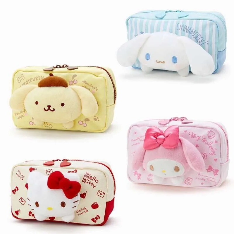 

Cartoon Japan My Melody Dog Pudding Dog Cosmetic Bags Storage Travel Pouch Girl makeup bags Pencil case