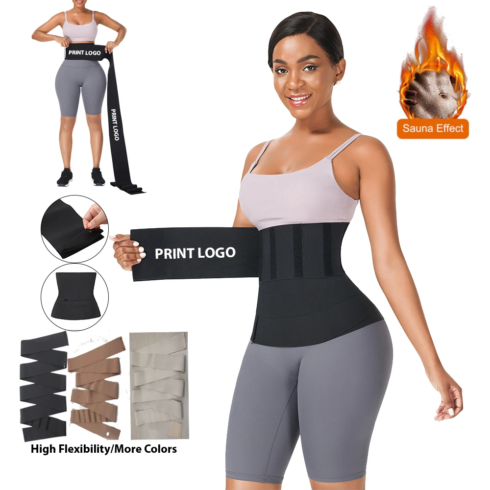 

Breathable High Compression Waist Trimmer Trainer Belt Bandage Tummy Wrap Waist Trainer Corset