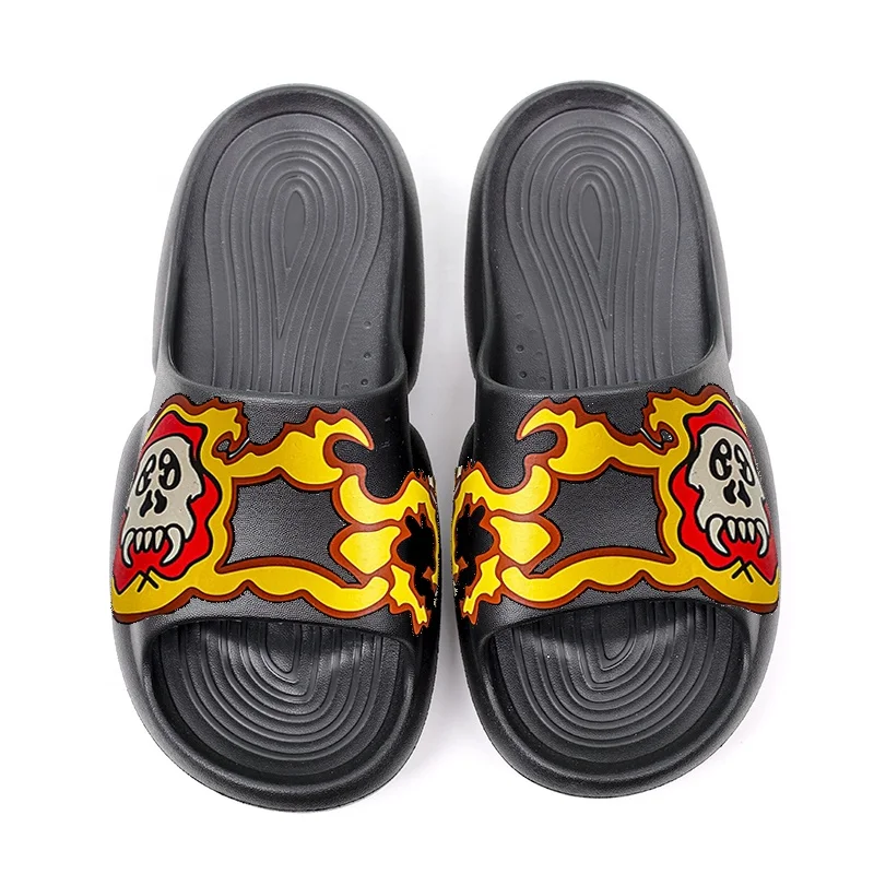 

Happyslides Men Sandal Summer Ustom Logo Slides Shoes Men Sandal Mens Slippers Custome Logo