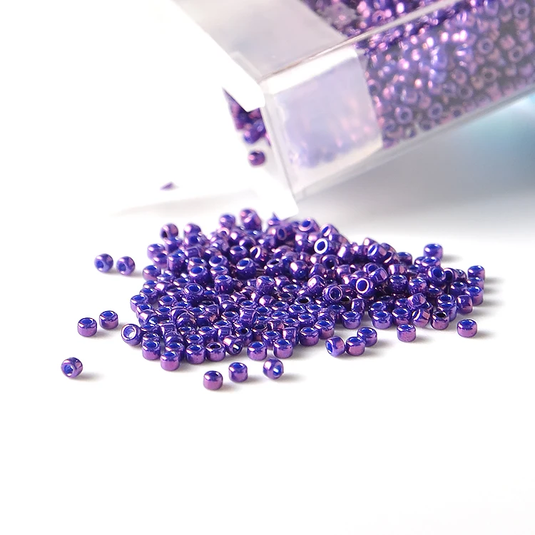

Metallic original toho beads fast delivery 2mm - 2.2mm 100 grams/pack jewelry glass toho seed beads