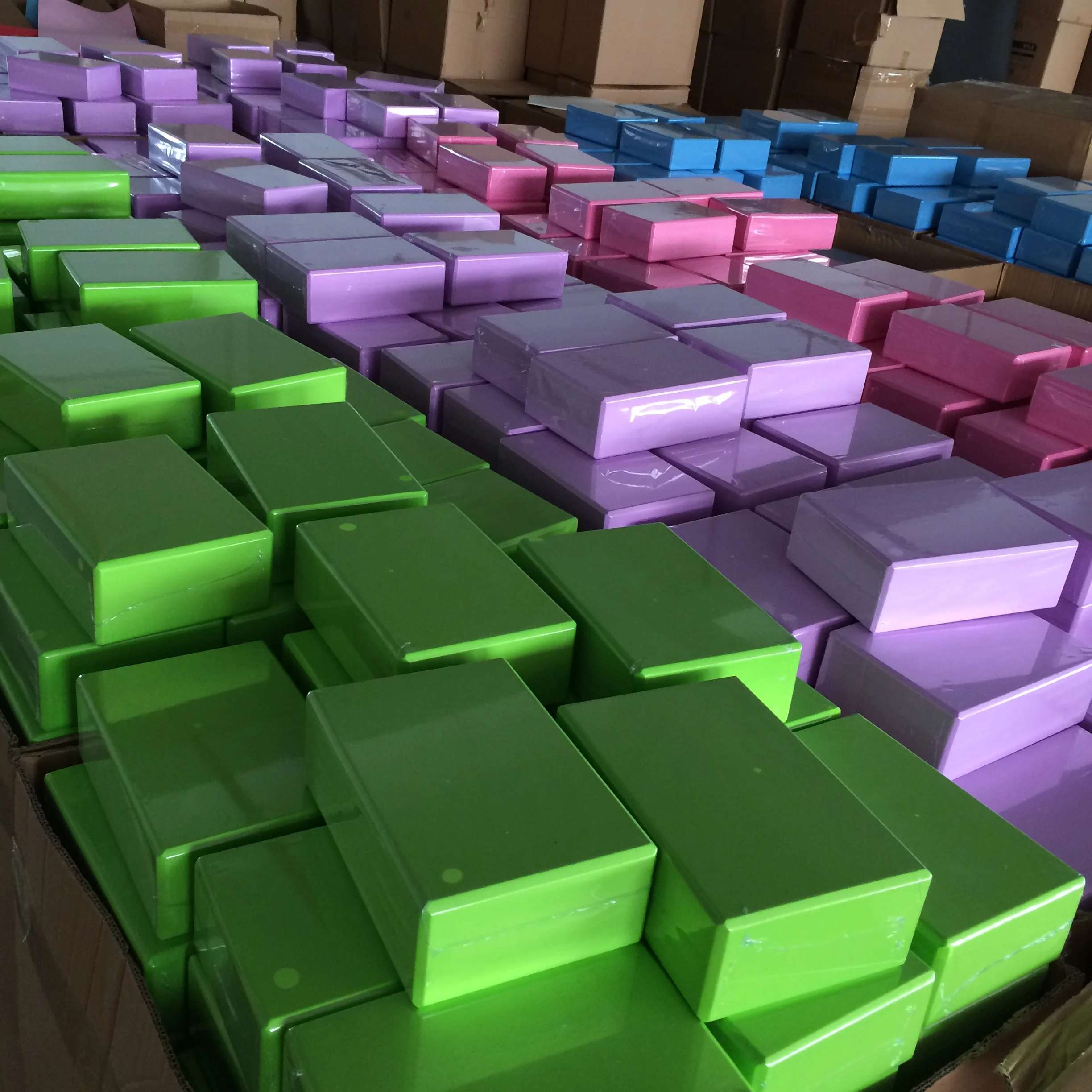 

Custom Wholesale beam recycled EVA foam inflatable yoga block gym equipment, Customized color