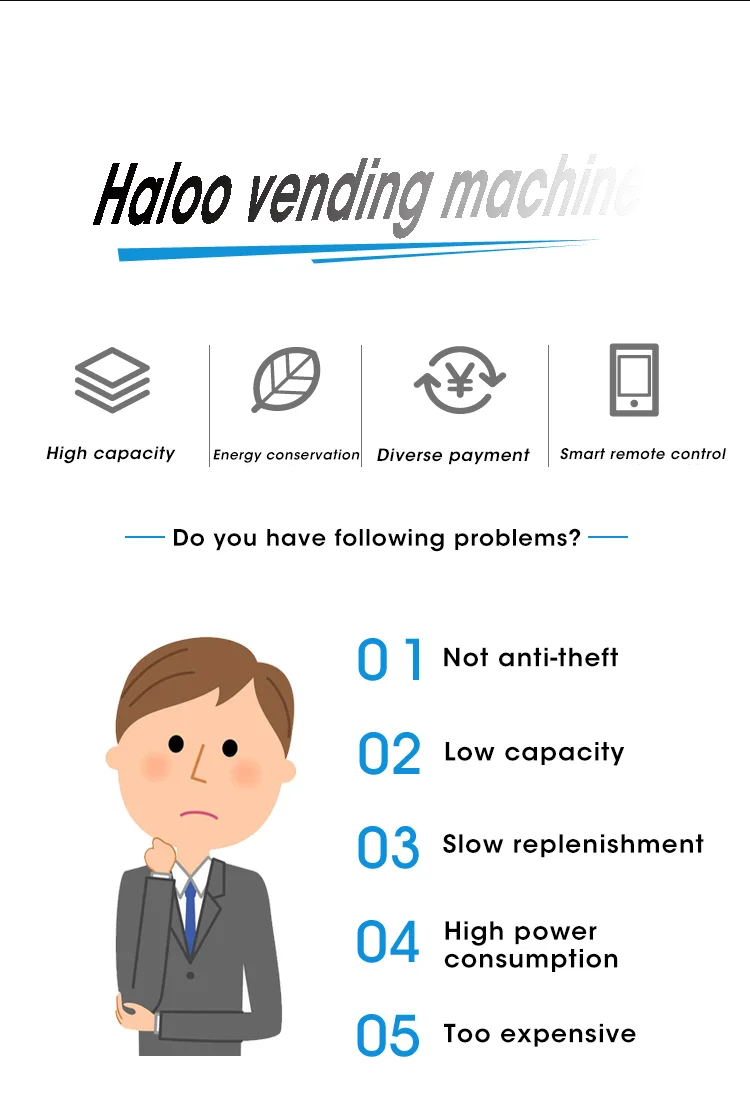 Haloo intelligent elevator vending machine factory for mall-6
