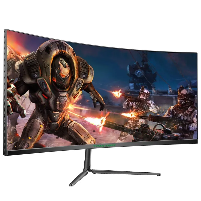 

Titan Army Monitor 1 ms Response Time 29 inch Curved Computer Gaming Monitor 2560*1080, Black