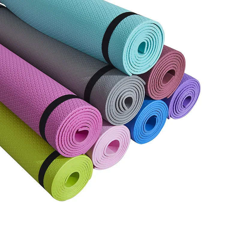 

China manufacturer waterproof memory foam 4mm 5mm 6mm EVA yoga mat for travel, Customized color