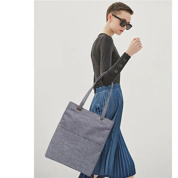 

Fashion casual single shoulder bag waterproof large capacity file bag canvas computer bag