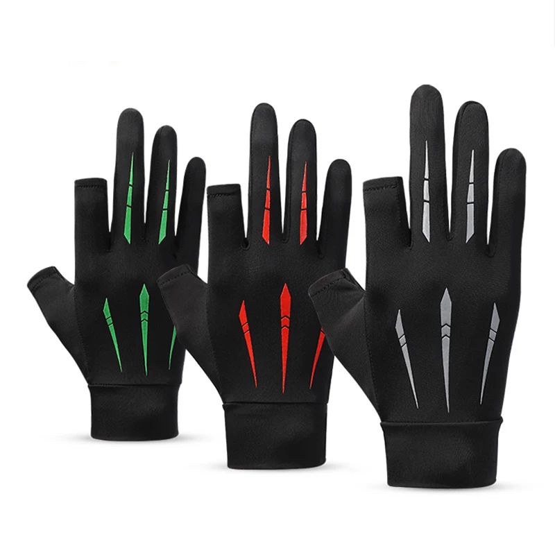 

Racing Non Slip Half Finger Glove Motocross Sports Running MTB Bike Mountain Cycling Gloves, 3color