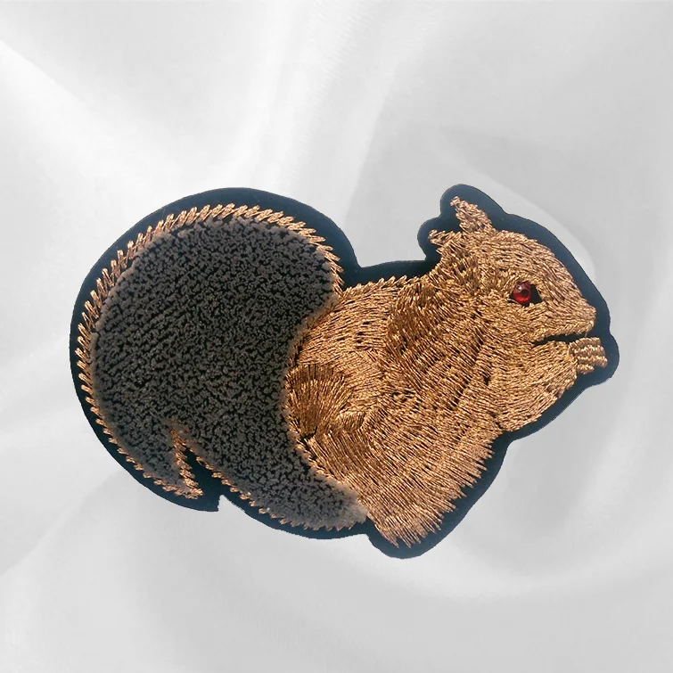 

unique animal embroidery patches for cloth, Pantone color