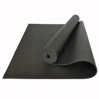 

173*61cm 3mm comfortable lightweight soft black pvc 3mm yoga mat